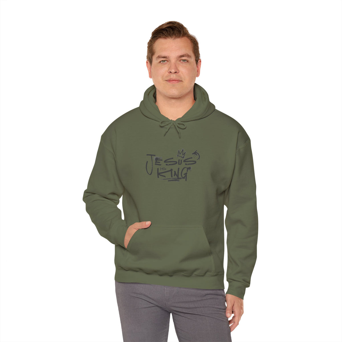 Jesus Is King Hoodie — Faith-Based Streetwear Pullover