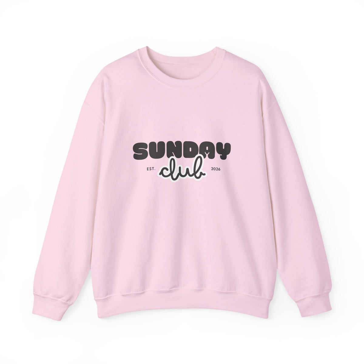 Sunday Club Sweatshirt — Cozy Retro Graphic Crewneck