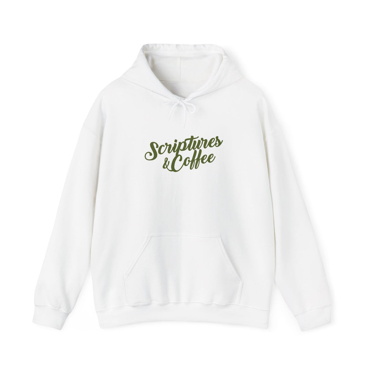 Scriptures & Coffee Hoodie – Christian Faith Graphic Pullover