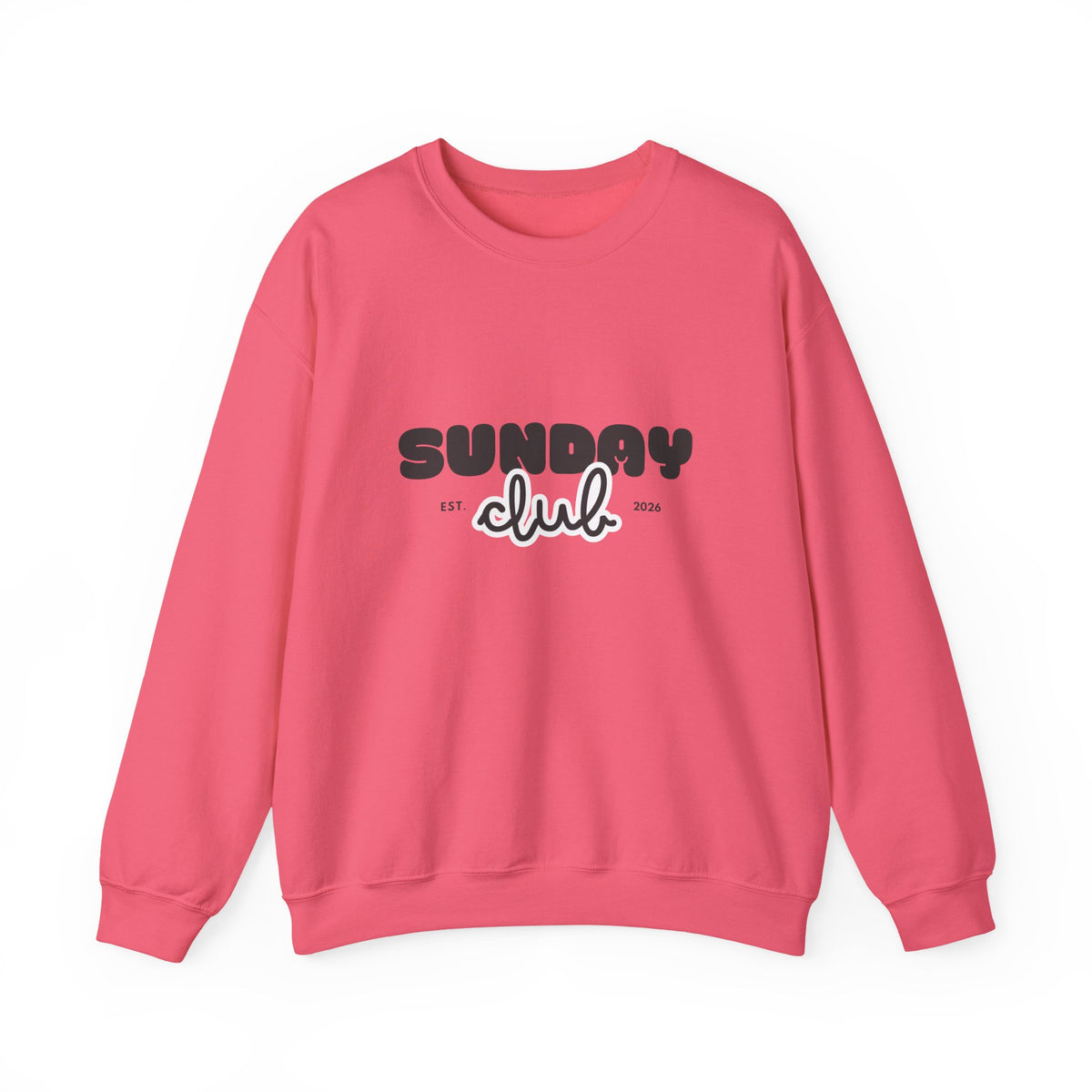 Sunday Club Sweatshirt — Cozy Retro Graphic Crewneck
