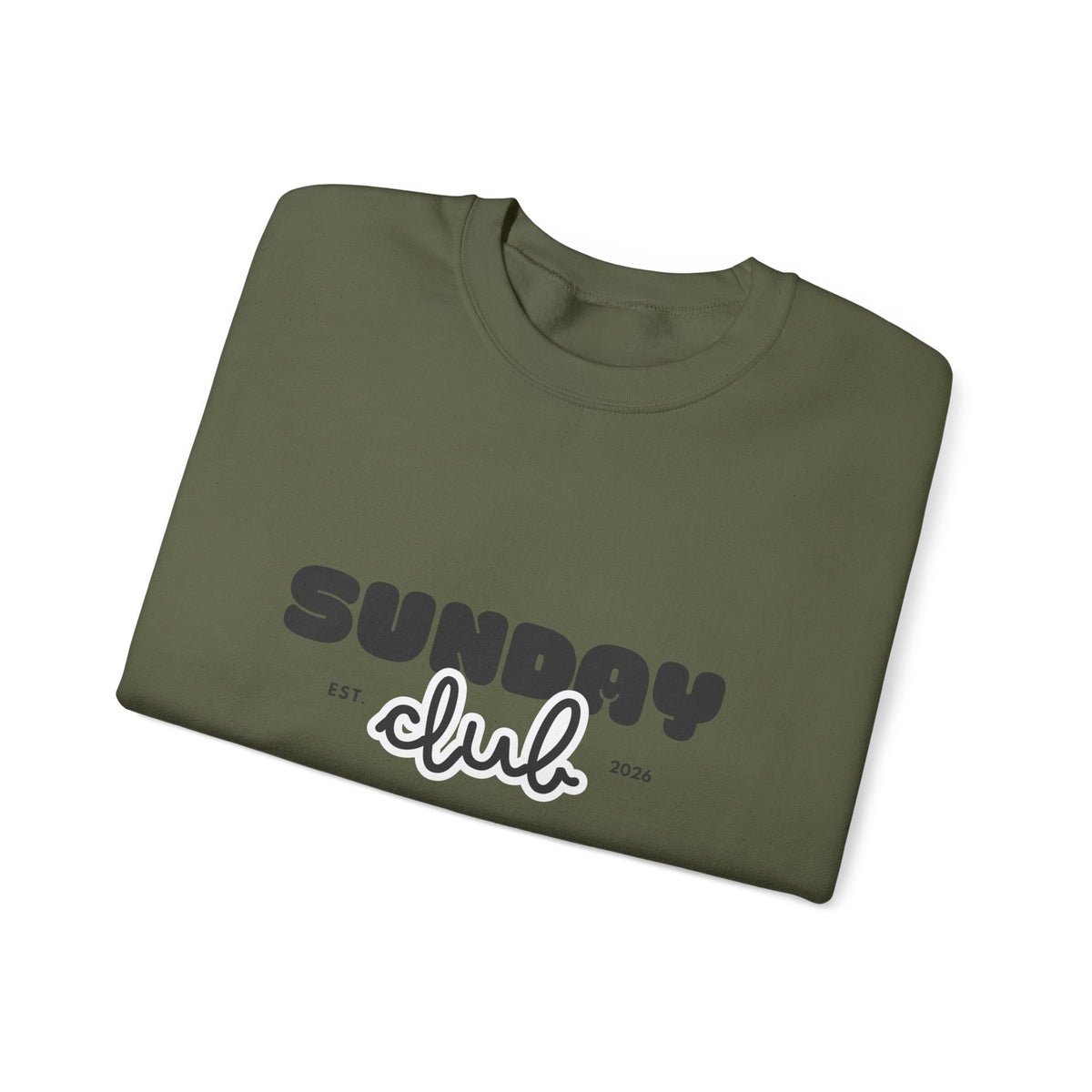 Sunday Club Sweatshirt — Cozy Retro Graphic Crewneck