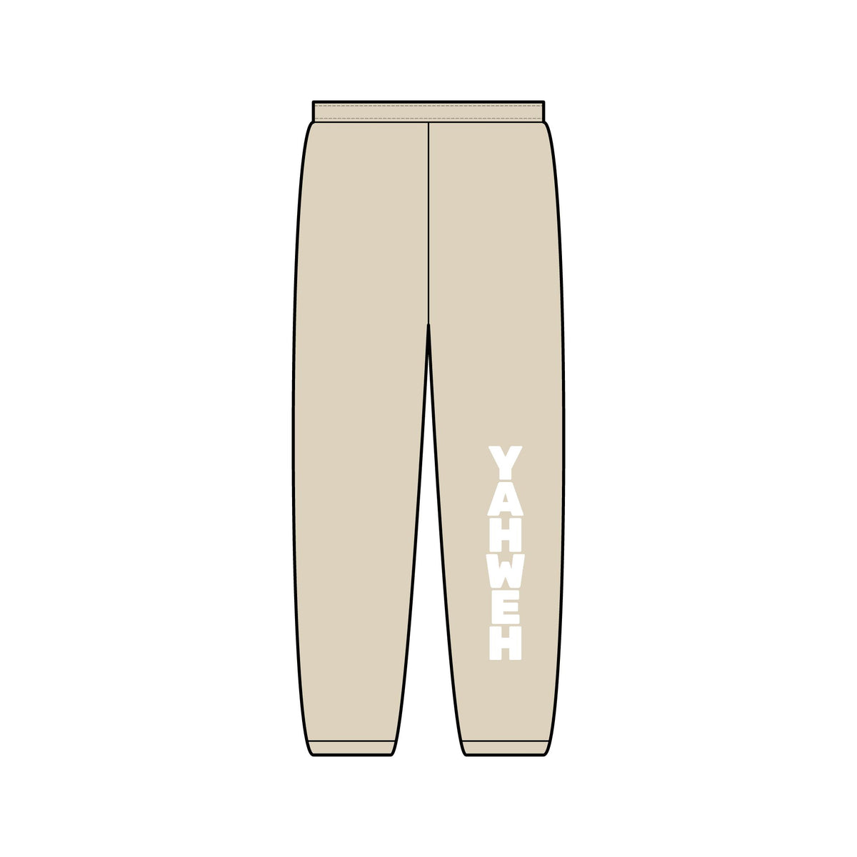 YAHWEH Vertical Logo Sweatpants