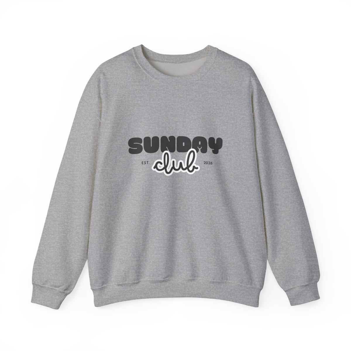 Sunday Club Sweatshirt — Cozy Retro Graphic Crewneck