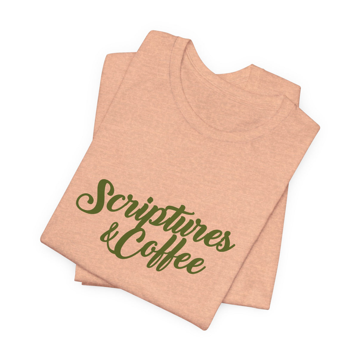 Scriptures & Coffee T‑Shirt – Faith & Coffee Graphic Tee