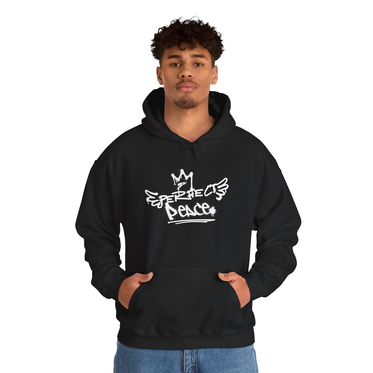 Perfect Peace Graffiti Hoodie — Experience Peace Crown Streetwear