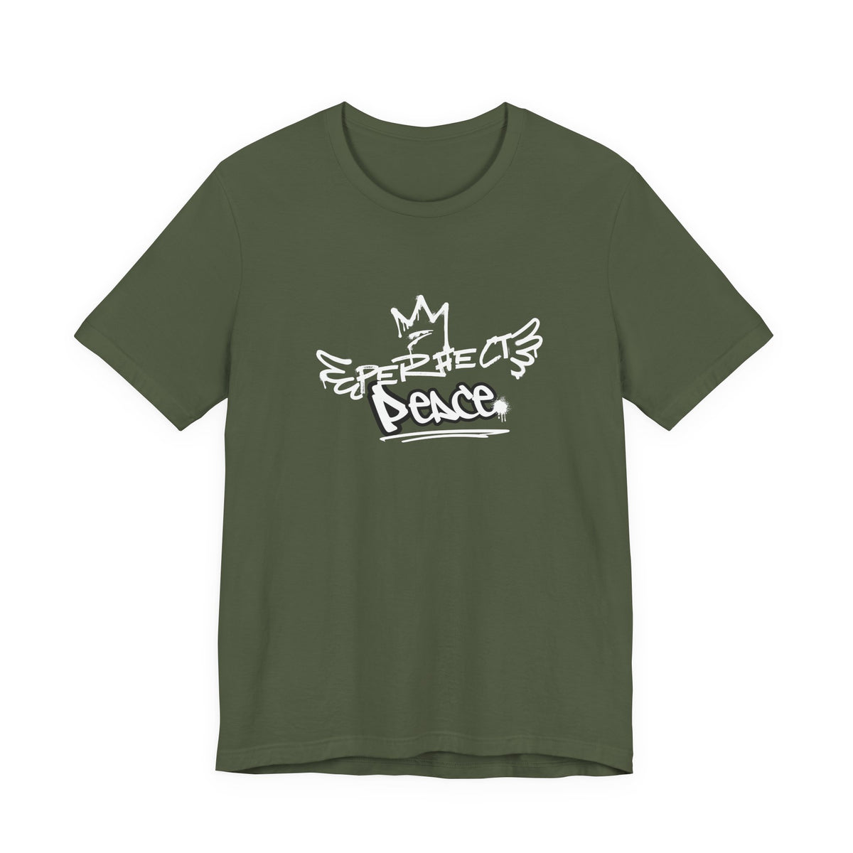 Peace Graffiti T‑Shirt — Street Art Dove Design