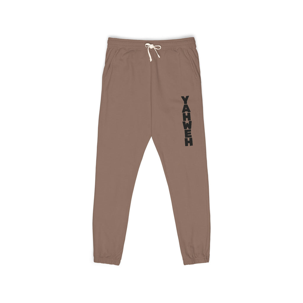 YAHWEH- Vertical Script Sweatpants — Unisex Graphic Joggers