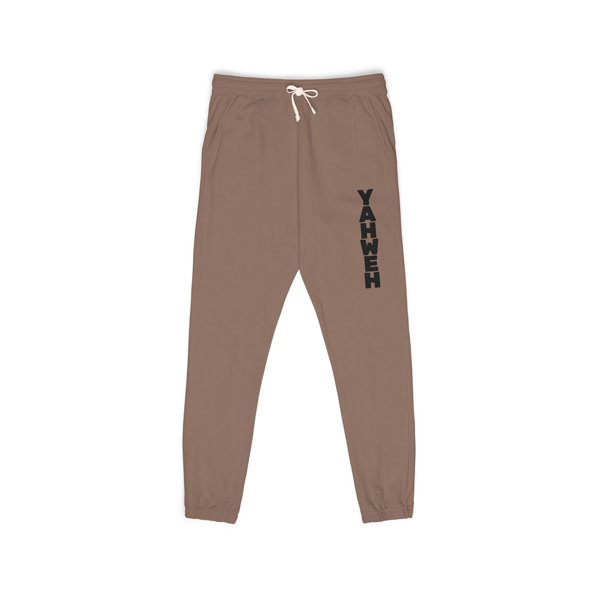 YAHWEH- Vertical Script Sweatpants — Unisex Graphic Joggers