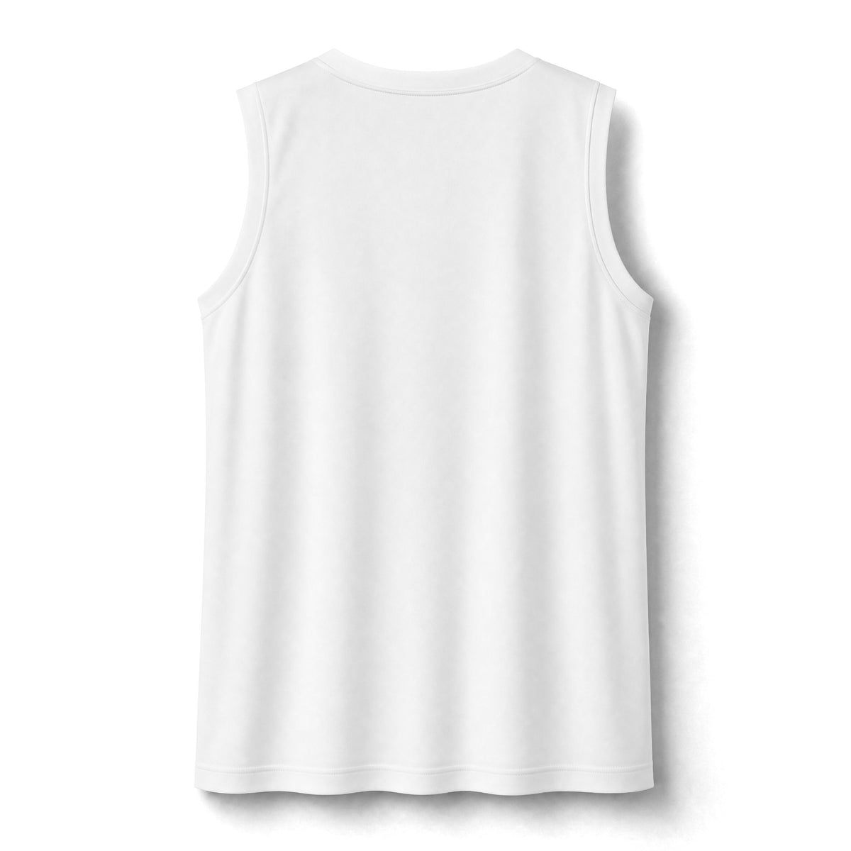 Yahweh V-Neck Sports Top — Black Letters Sleeveless Tee