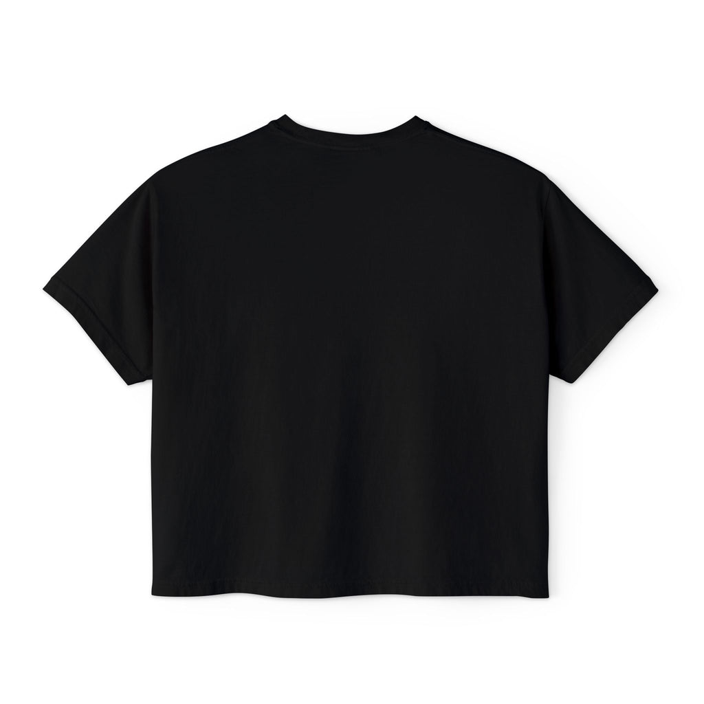 Scriptures & Coffee Women's Boxy Tee — Faith-Based Minimalist Graphic Shirt