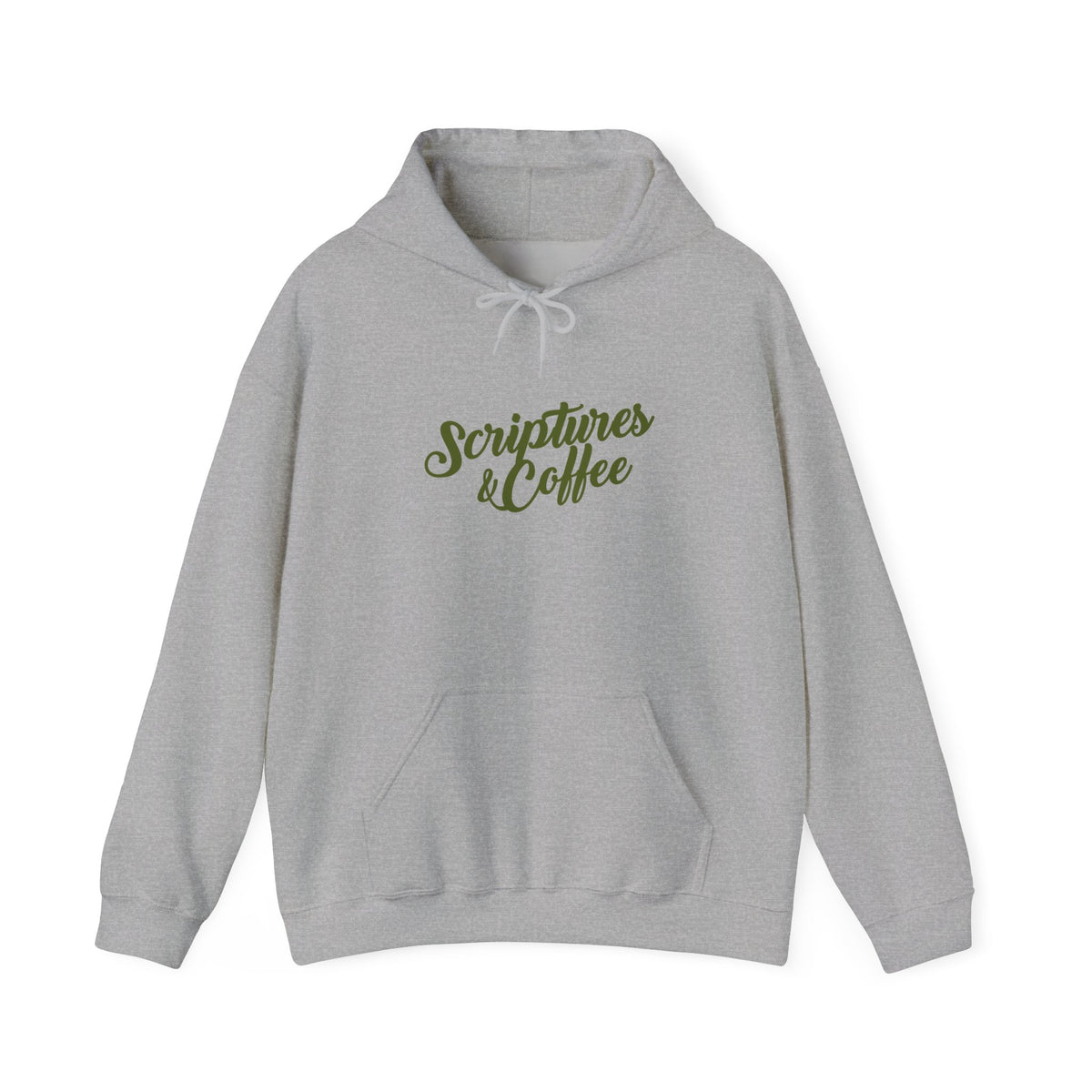 Scriptures & Coffee Hoodie – Christian Faith Graphic Pullover