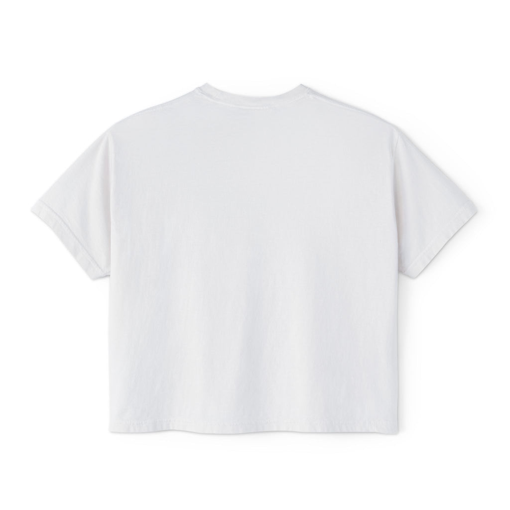 Scriptures & Coffee Women's Boxy Tee — Faith-Based Minimalist Graphic Shirt