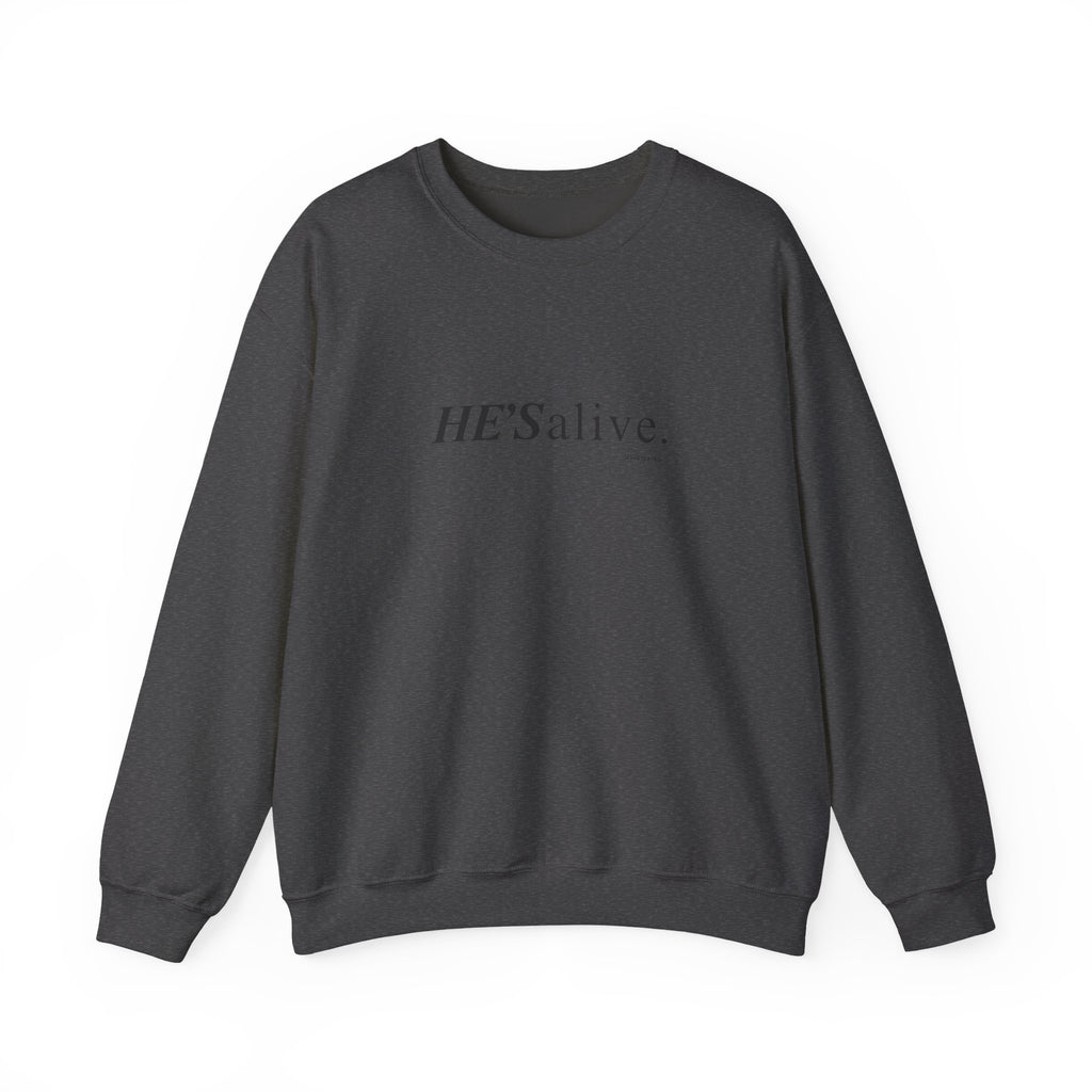 HE’S Alive.Jesus is King - Crewneck Sweatshirt