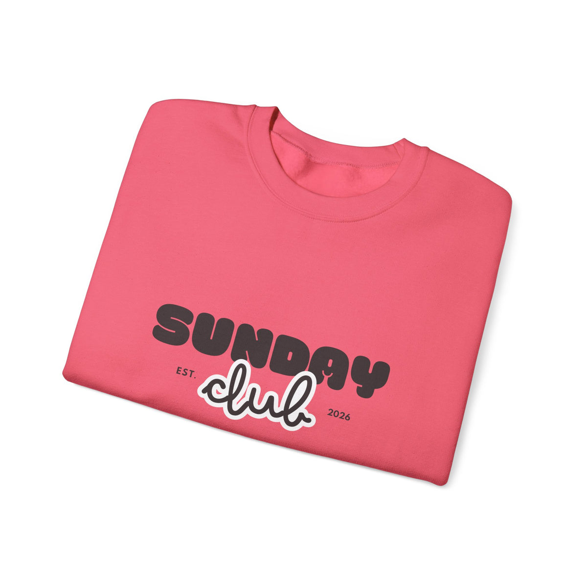 Sunday Club Sweatshirt — Cozy Retro Graphic Crewneck