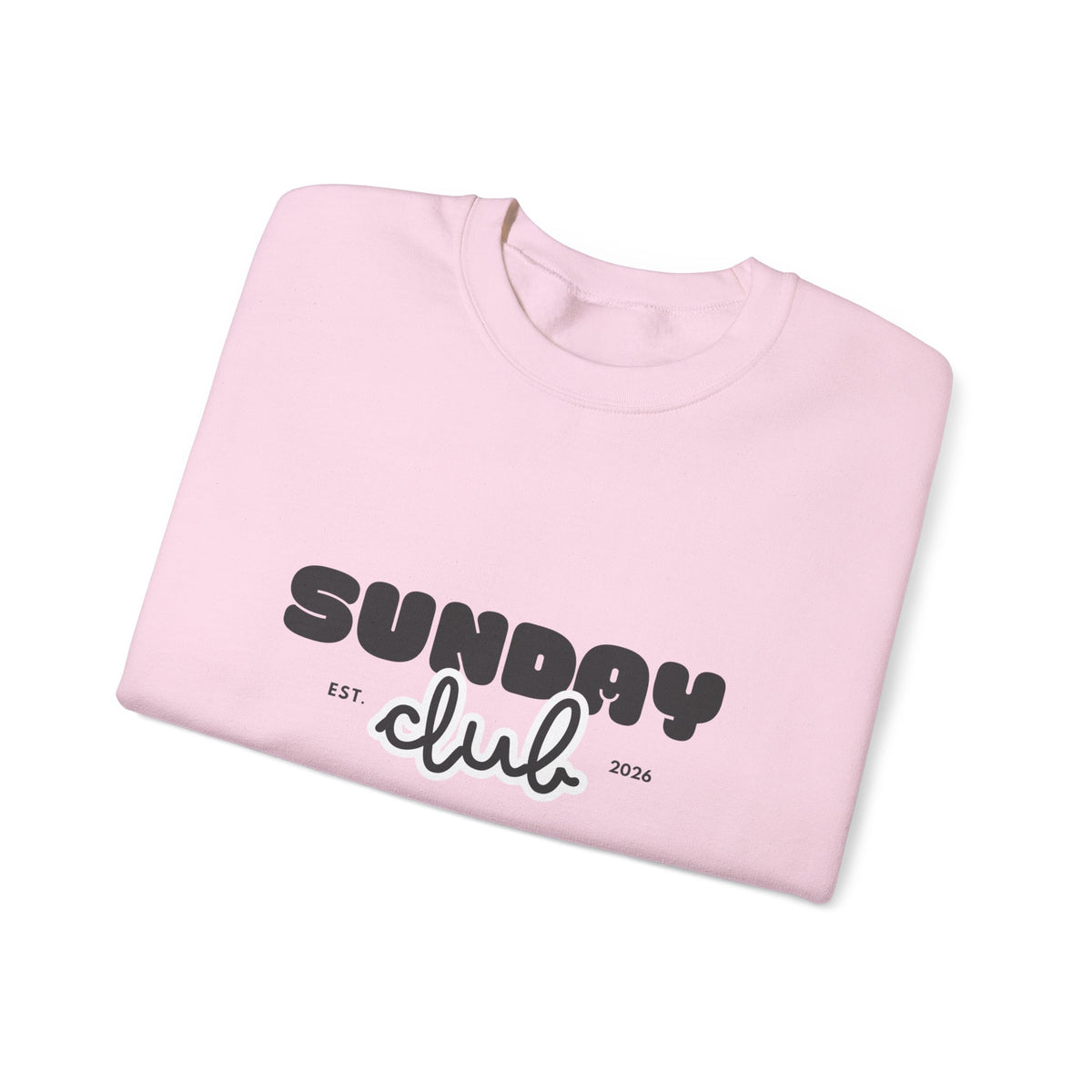 Sunday Club Sweatshirt — Cozy Retro Graphic Crewneck