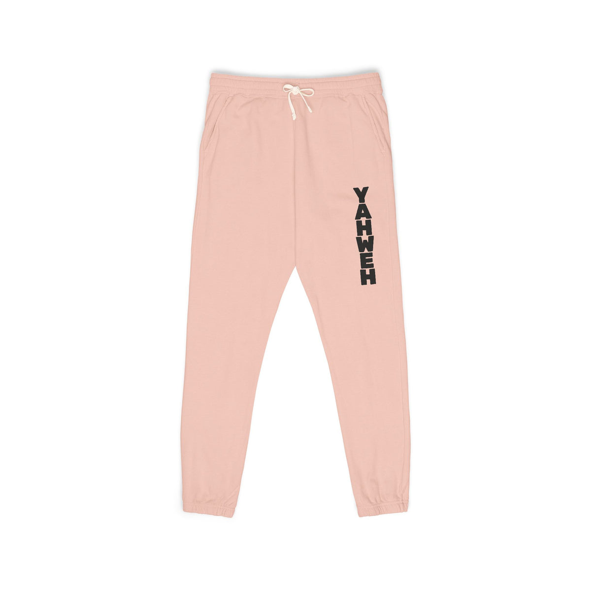 YAHWEH- Vertical Script Sweatpants — Unisex Graphic Joggers