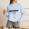 Sunday Club Sweatshirt — Cozy Retro Graphic Crewneck