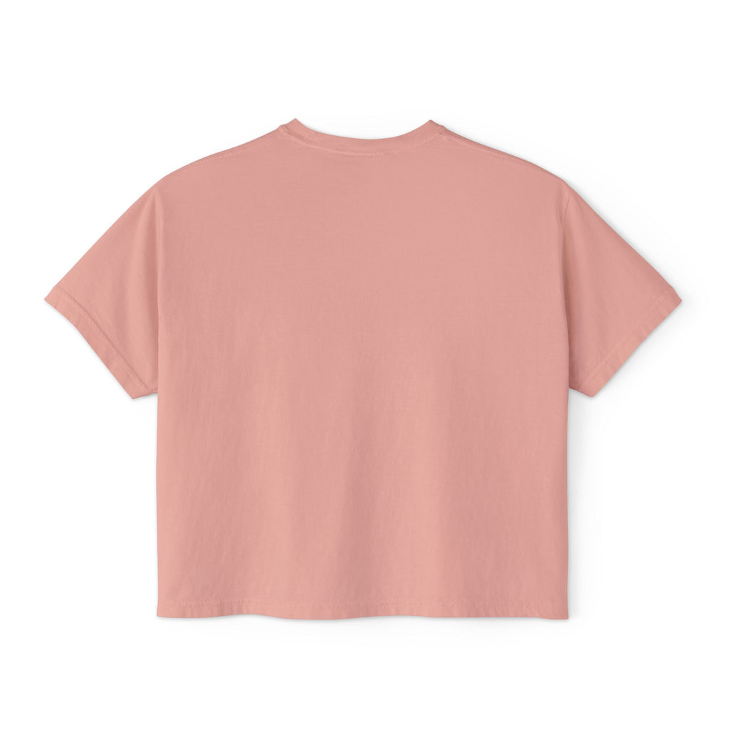 Sunday Club Women’s Boxy Tee — Casual Weekend Graphic Shirt