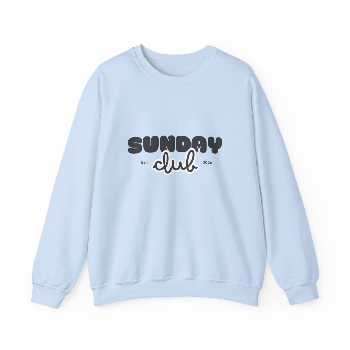 Sunday Club Sweatshirt — Cozy Retro Graphic Crewneck