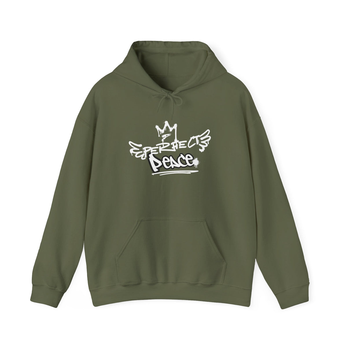 Perfect Peace Graffiti Hoodie — Experience Peace Crown Streetwear