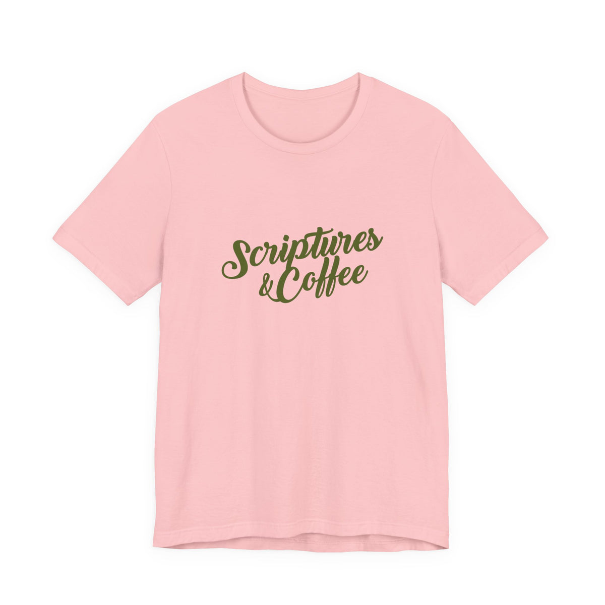 Scriptures & Coffee T‑Shirt – Faith & Coffee Graphic Tee