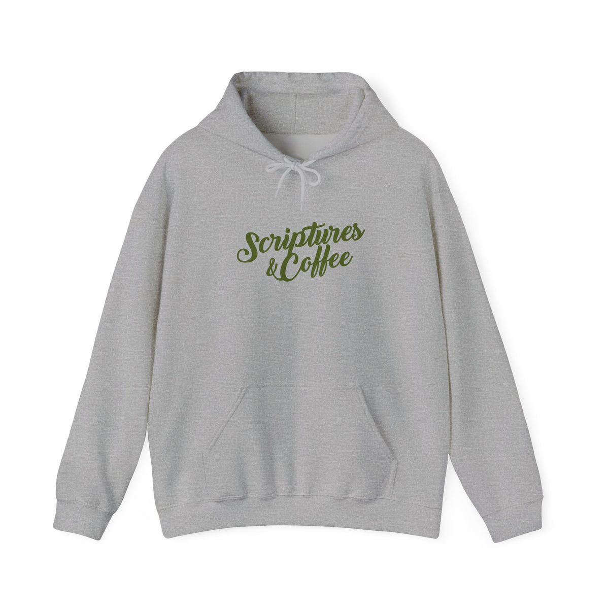 Scriptures & Coffee Hoodie – Christian Faith Graphic Pullover