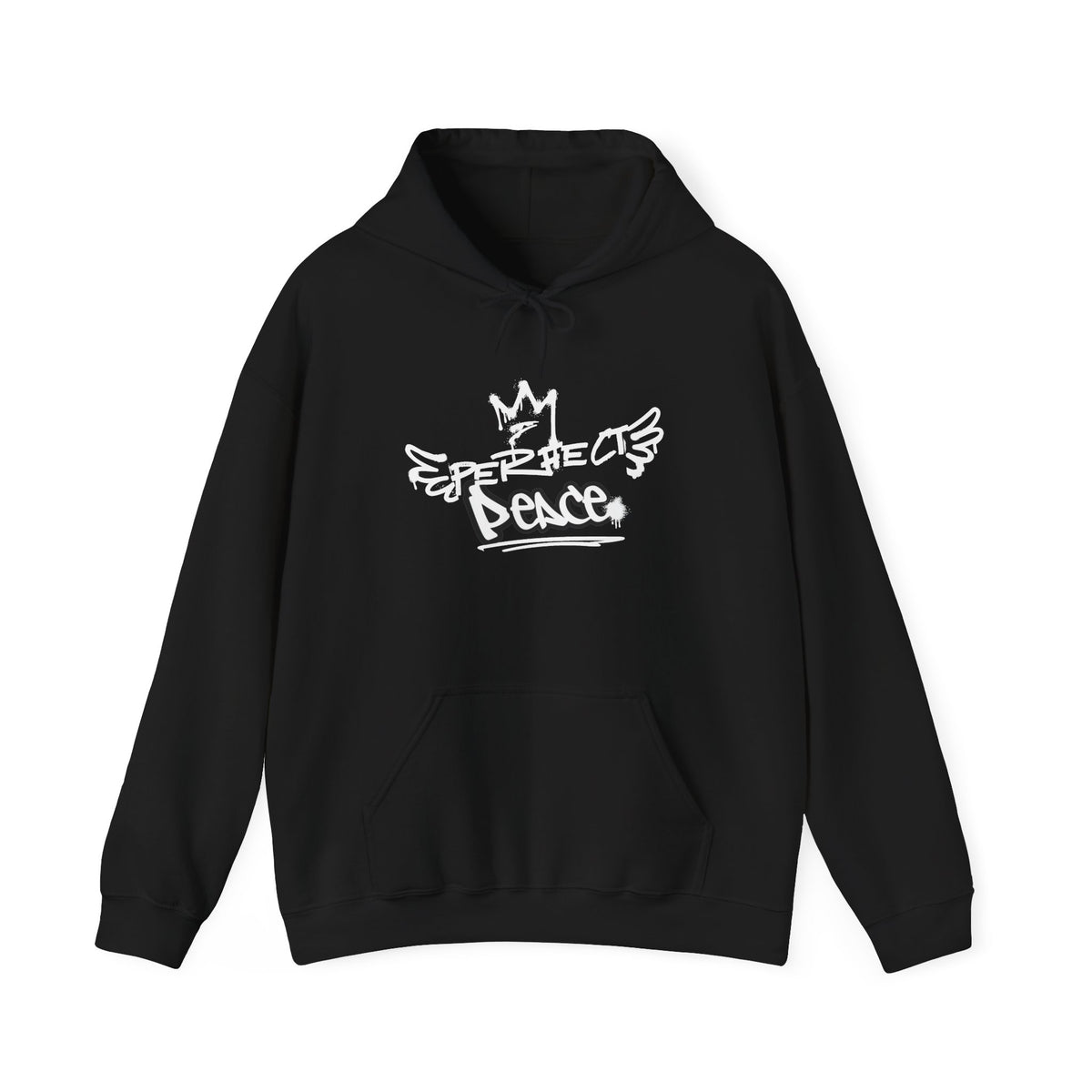Perfect Peace Graffiti Hoodie — Experience Peace Crown Streetwear